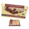 Coffret de jeu en bois Echecs, Dames, Backgammon